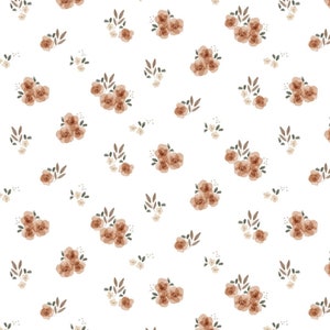 Digital Watercolour Organic Cotton Jersey Fabric, Organic Cotton Jersey, Jersey Fabric By Half The Metre, Childrens Fabric
