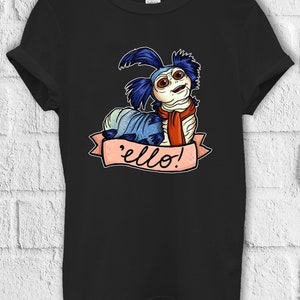 Ello labyrinthe ver Art t-shirt à capuche sweat Baseball pull hommes femmes unisexe Baggy petit ami chemise 2326