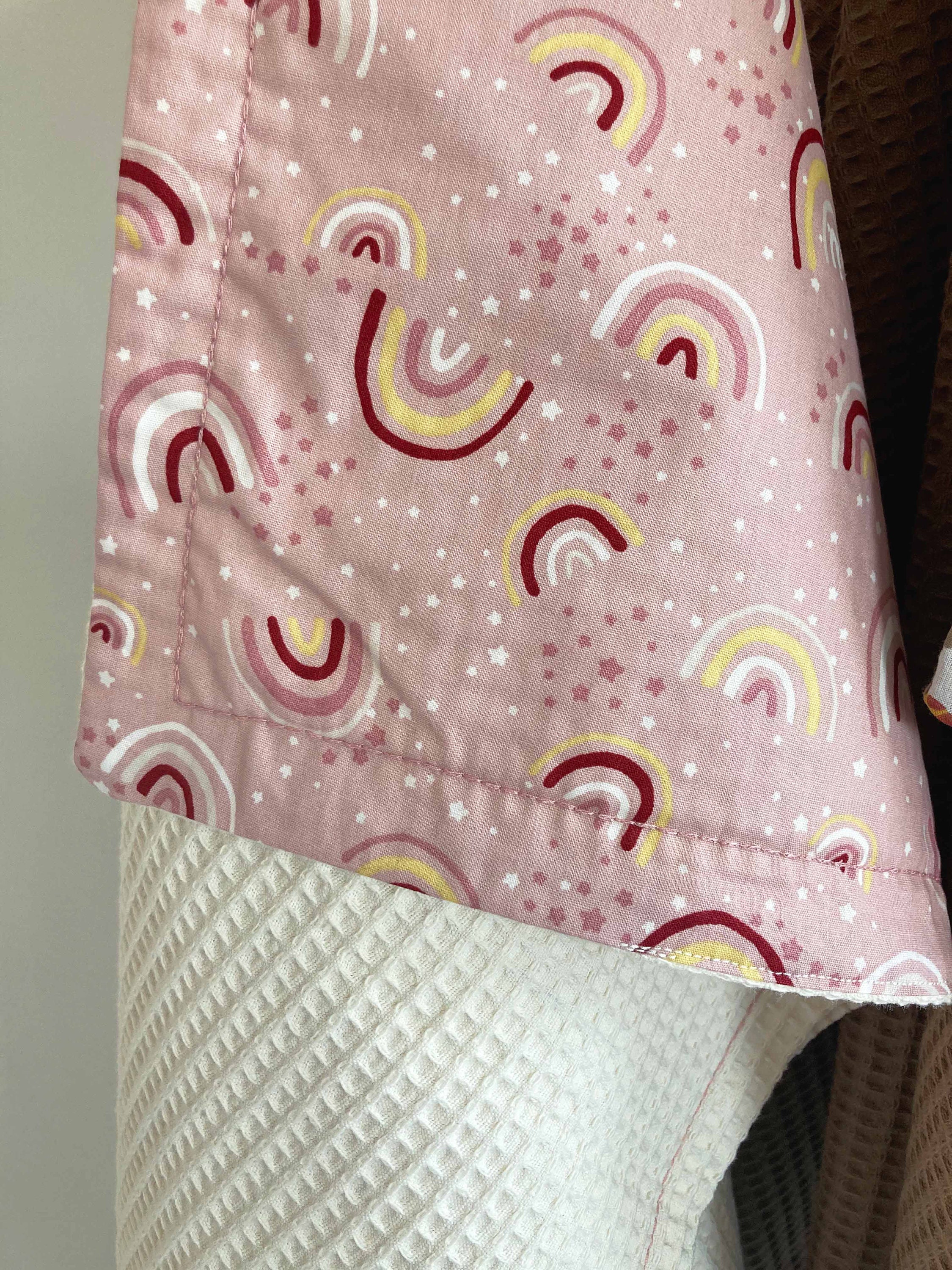 Pique Baby Blanket- Ecru main image 1