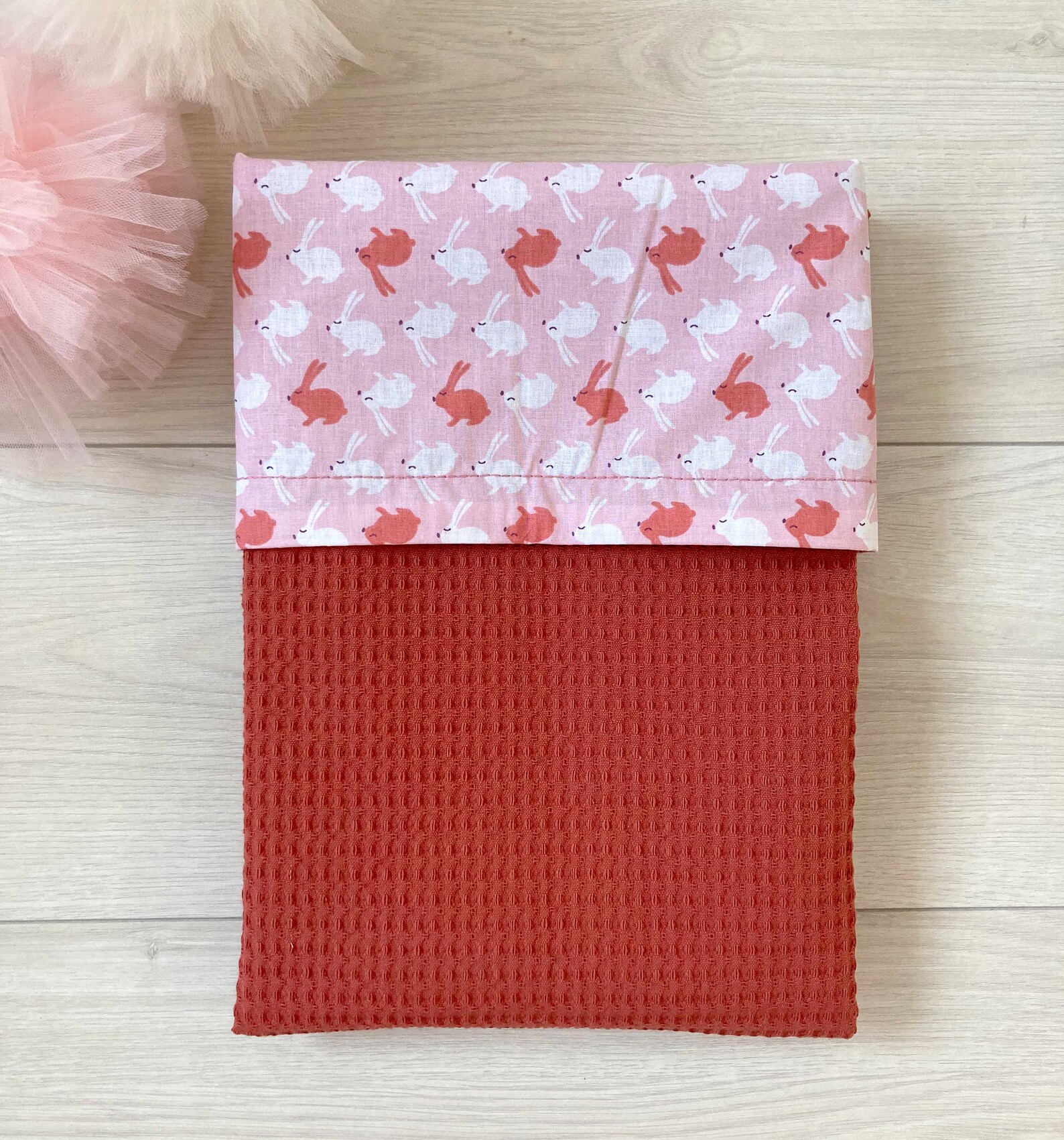 Organic Baby Blanket Waffle Pique Baby Blanket Animal Baby Etsy