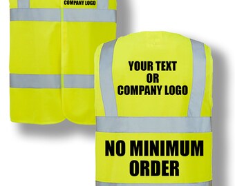 Tekst Op maat gepersonaliseerd Hi Vis-vest Bedrijfslogo Gedrukt Paardrijden Veiligheid Reflecterend Evenement Veiligheid Zichtbaarheid Jas Jas Vest H1