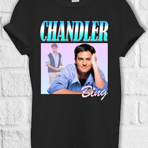 Friends Chandler Bing T Shirt Hoodie Sweatshirt Baseball Pullover Men Women Unisex Baggy Boyfriend Shirt 2339