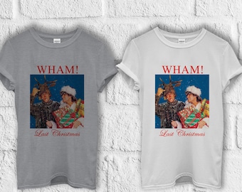 Wham Last Christmas T Shirt Hoodie Sweatshirt Baseball Pullover