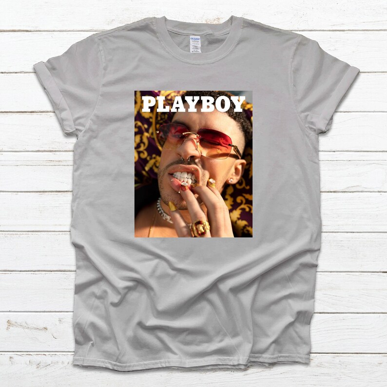 Playboy Bad Bunny T Shirt Playboy Cover LGBT T Shirt Unisex | Etsy