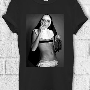 Nonne fumer boisson herbe nouveauté t-shirt à capuche sweat Baseball pull hommes femmes unisexe Baggy petit ami chemise 1195
