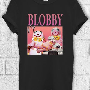 Mr Blobby Collection TV Icon Vintage T Shirt Hoodie Sweatshirt Baseball Pullover Men Women Unisex Baggy Boyfriend Shirt 3007