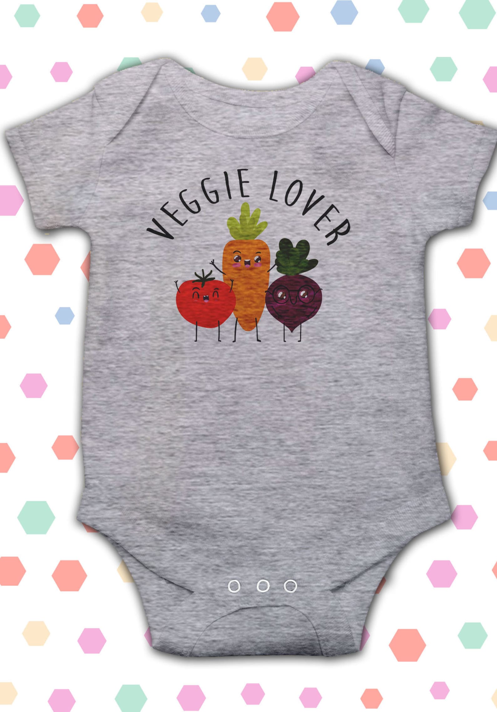 Veggie Lover Baby Bodysuit Vegetable Onesie Cute Baby Etsy