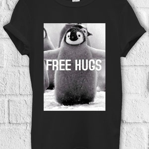 Pingouin câlins gratuits t-shirt à capuche sweat-shirt de Baseball hommes femmes unisexe Baggy petit ami chemise 1354
