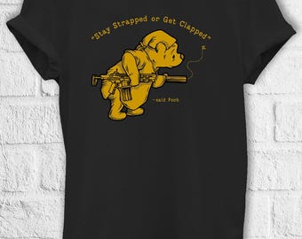 Stay Strapped or Get Clapped Tシャツ　ブーさん il_340x270.6275155143_l3pg.jpg