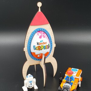 Cohete portador de huevos de Pascua Kinder