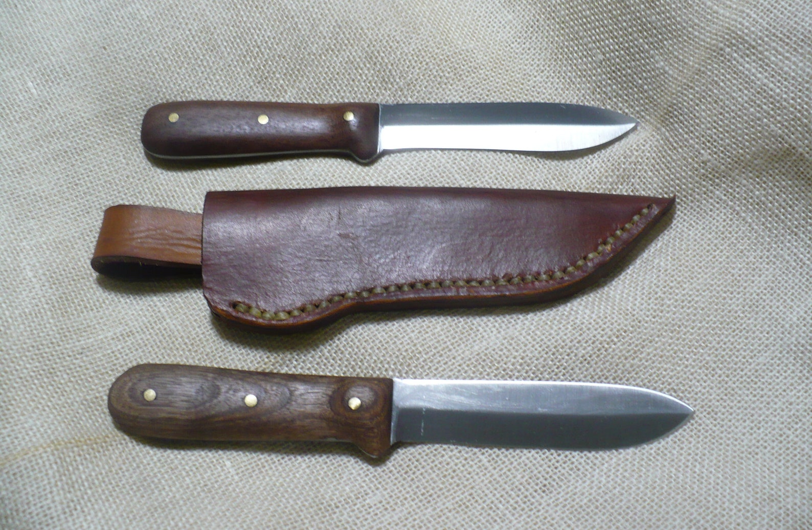 Five Inch Horace Kephart Knife Walnut Handle Etsy