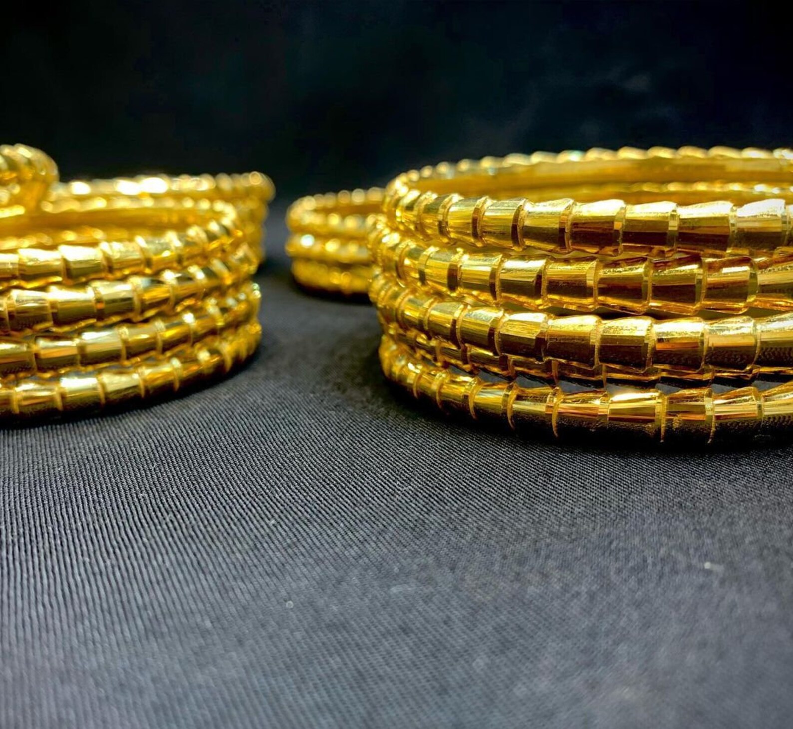 21K Real Solid GOLD Bangle Arabic Style Bangles Real Gold Etsy