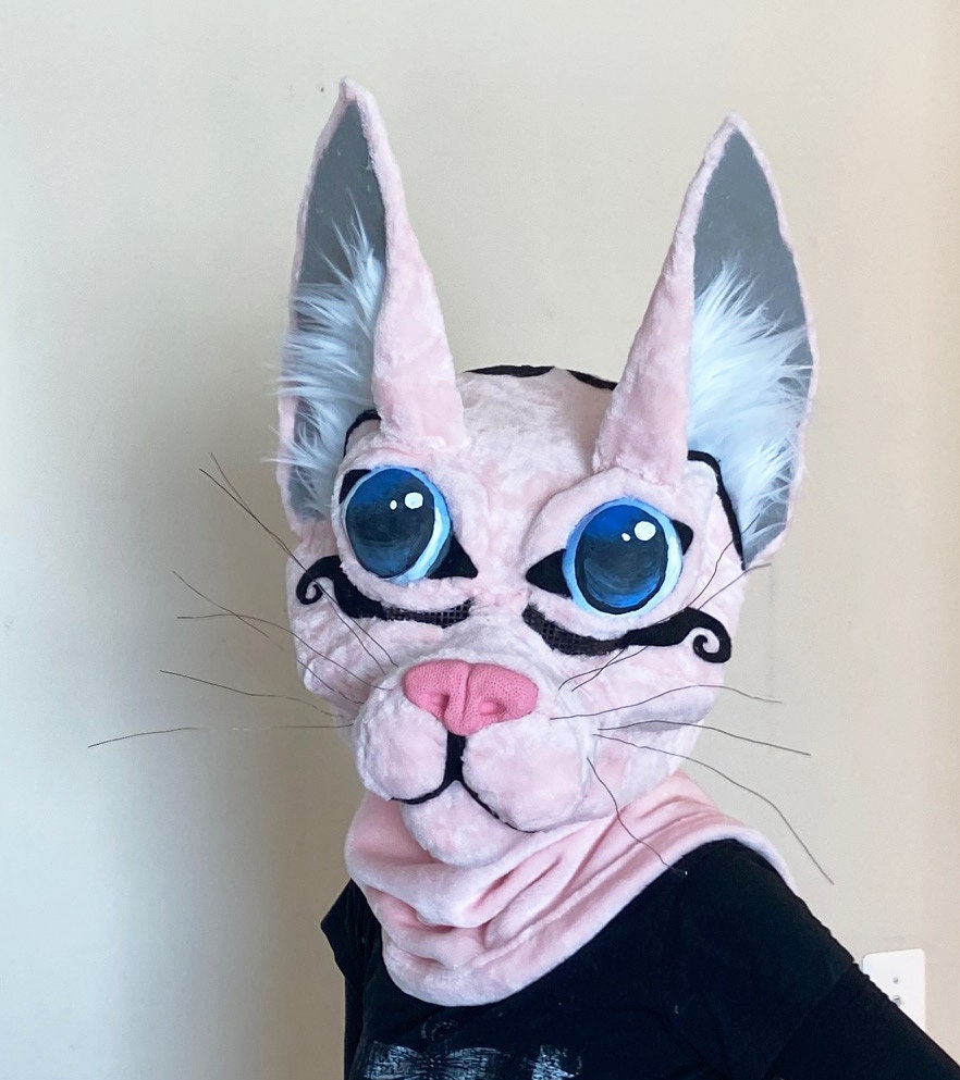 Sphynx Fursuit Head Etsy
