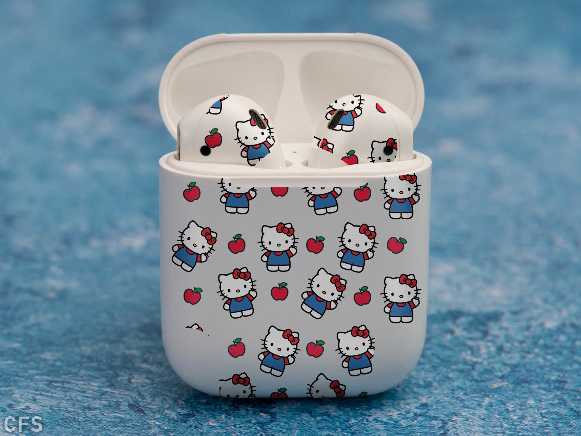 Hello Kitty transparent AirPods Skin lustige AirPods Pro Logo | Etsy