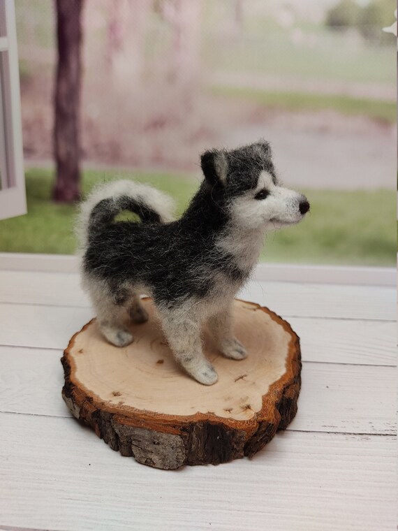Felting Dog, Needle Felted Alaskan Malamute - Etsy