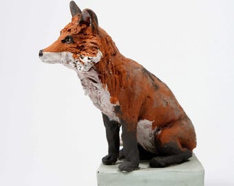 Animal sculpture fox
