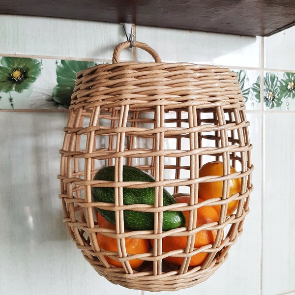 Hanging Fruit Basket Etsy