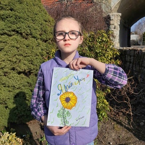 Ukrainian children&#39;s art Digital file Ukraine Ukrainian artists children&#39;s drawing Ukrainian seller Pray for Ukraine Stand with Ukraine