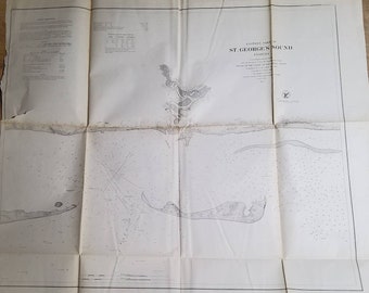 1859 St. George's Sound Florida Map: US Coast Survey Chart, Eastern Part