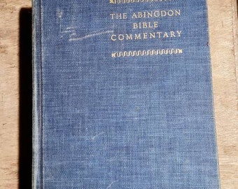 Abingdon Bible Commentary, Eiselen Lewis Downey, 1929 Religion Book