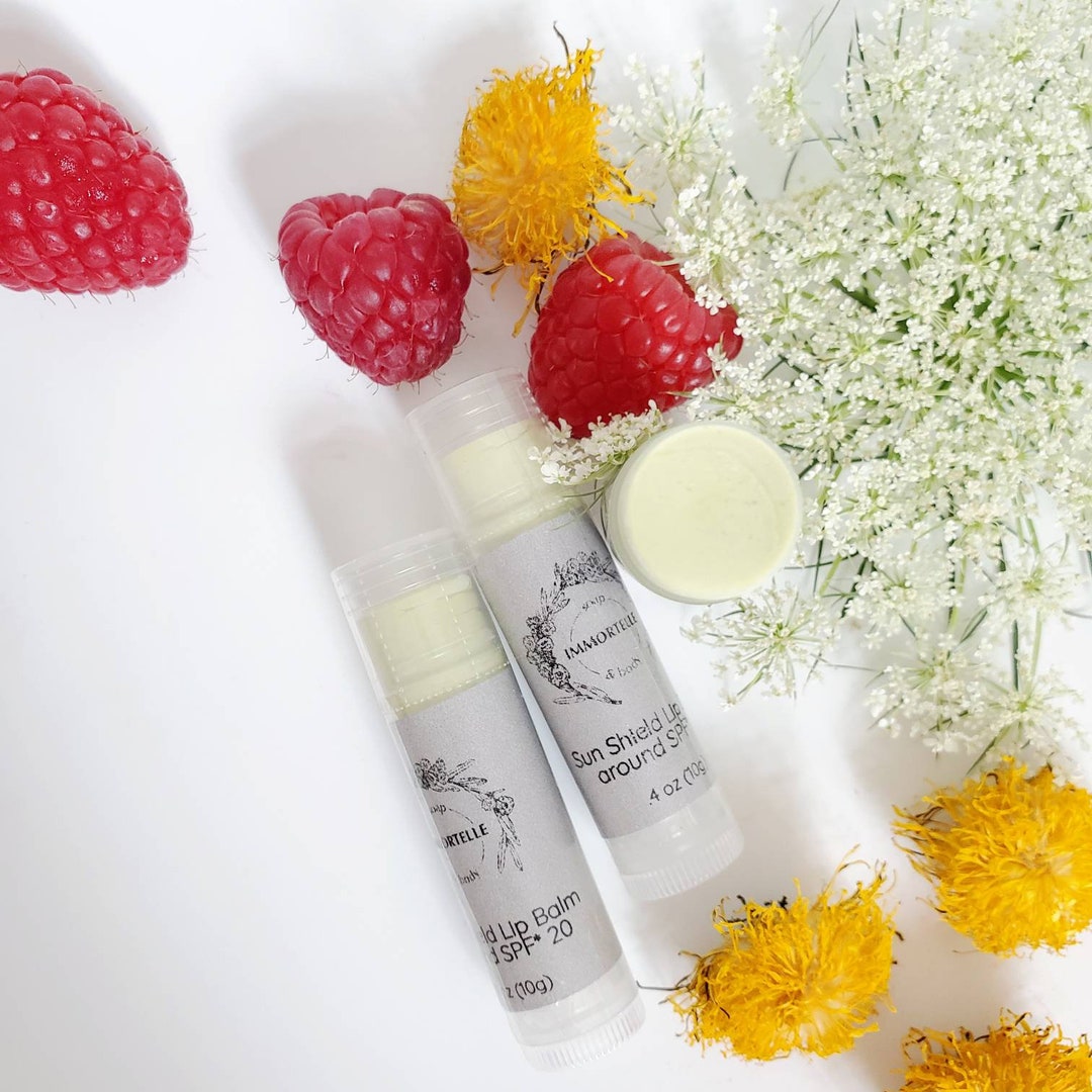 Sun Protection Lip Balm / Sun Shield With Zinc SPF / Dandy Lip Balm