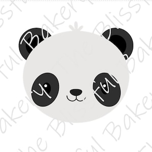 Panda Face Cookie Cutter