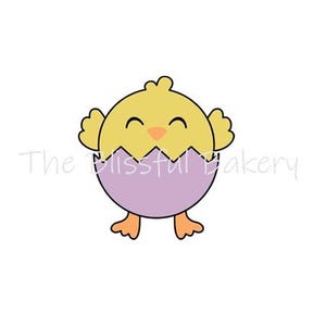 Chunky Chick in Egg Cookie Cutter
