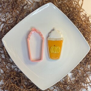 Pumpkin Latte with Foam Cookie Cutter