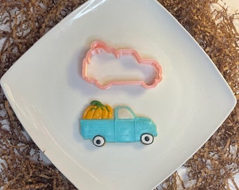 Truck with Pumpkin Cookie Cutter