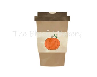 Latte To go cup Cookie Cutter