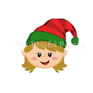 Elf Girl Face #2 Cookie Cutter