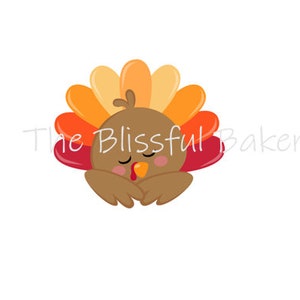 Sleeping Turkey Cookie Cutter