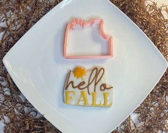 Hello Fall Cookie Cutter