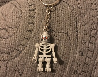 lego skeleton keychain
