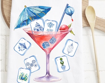 Ręcznik kuchenny Mahjong: Mahjong Cocktail