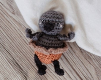 Buttercup, the mini crow/PDF crochet pattern (german)