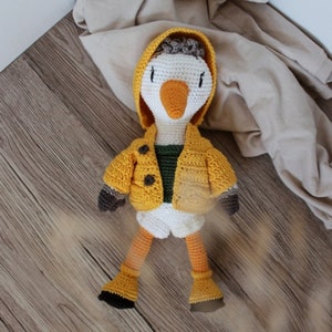 Fridolin, the stork/PDF crochet pattern (German)