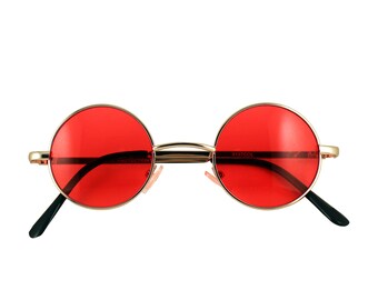 red round goggles