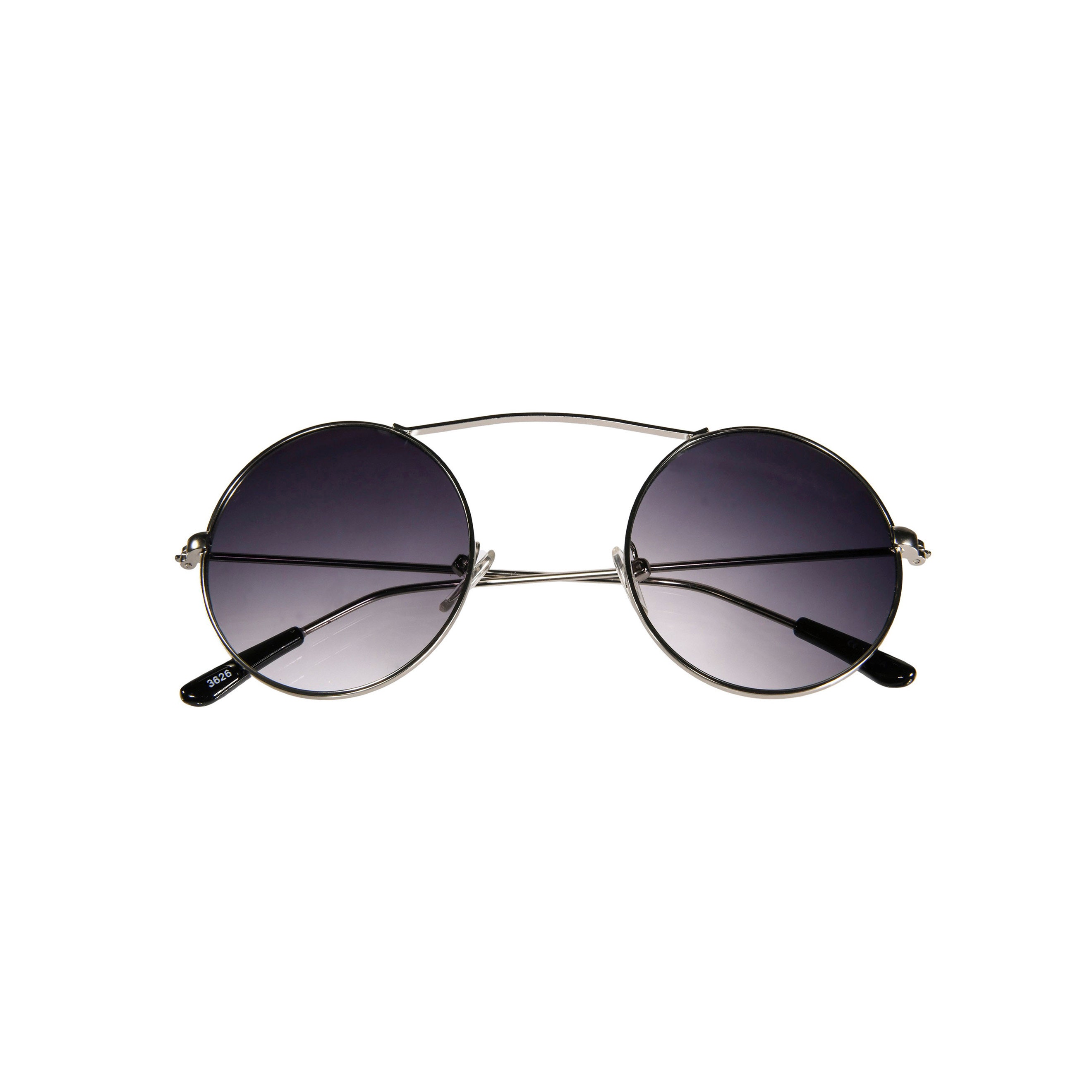 Buy mincl/punk Small Chic Fashion Vintage Round Sunglasses Metal Frame  (black) at Amazon.in