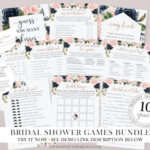 Bridal Shower Invitation, Bridal Brunch Invitation Instant Download Template, NBW image 9