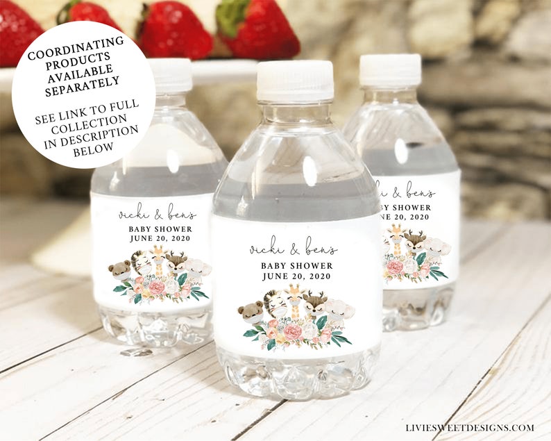 Drive By Baby Shower Editable Favor Gift Tag Template Drive Etsy