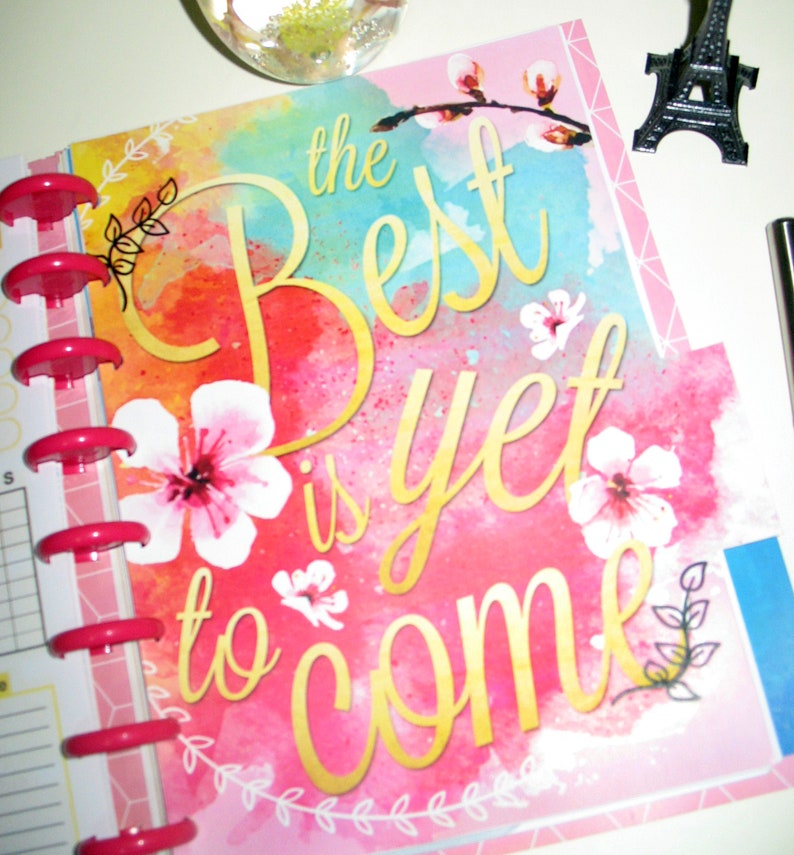 Planner Dividers A5: Motivational Quotes Watercolor A5 Planner Tabs ...
