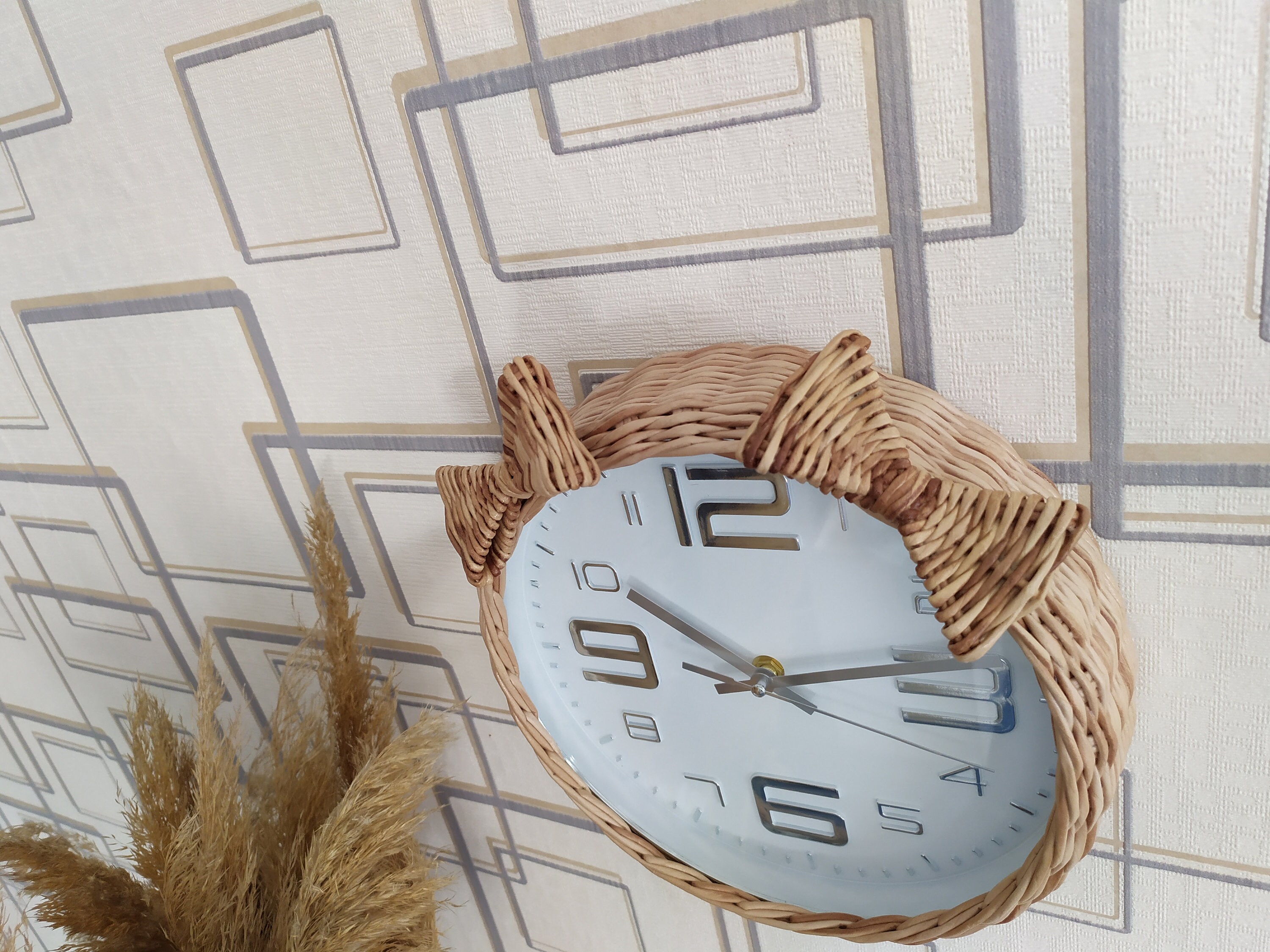 Boho Wall Nursery Clock Children's Clocks Kids Bedroom Etsy