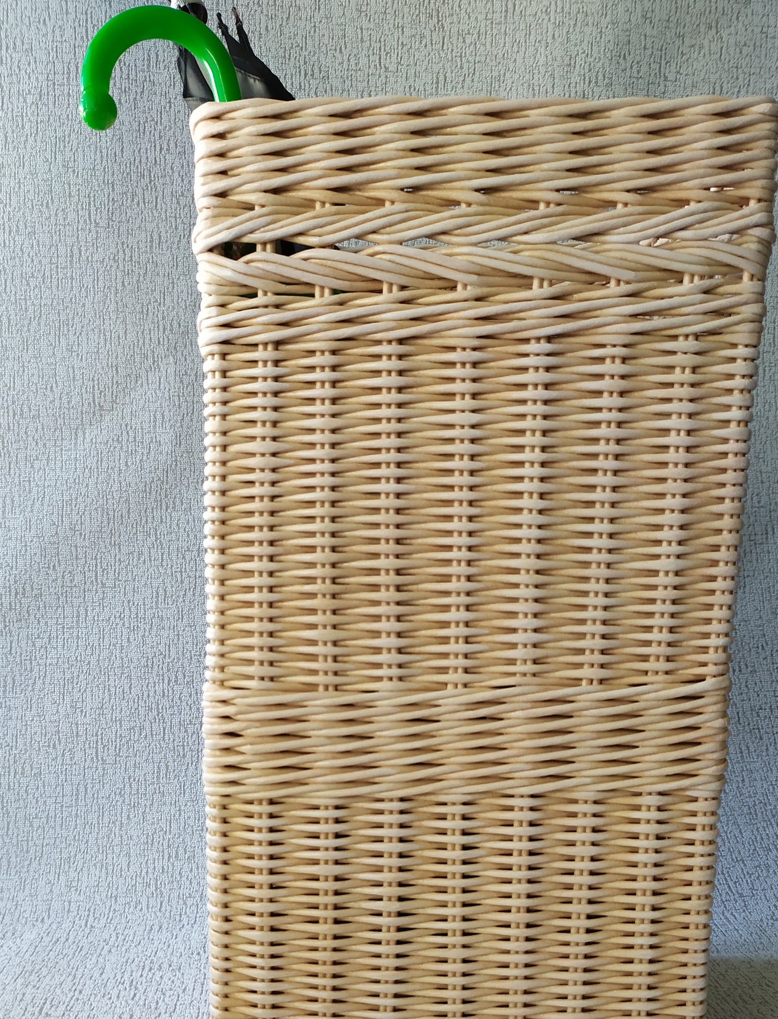 Wicker Umbrella Stand Wicker Hallway Basket Umbrella Holder Etsy