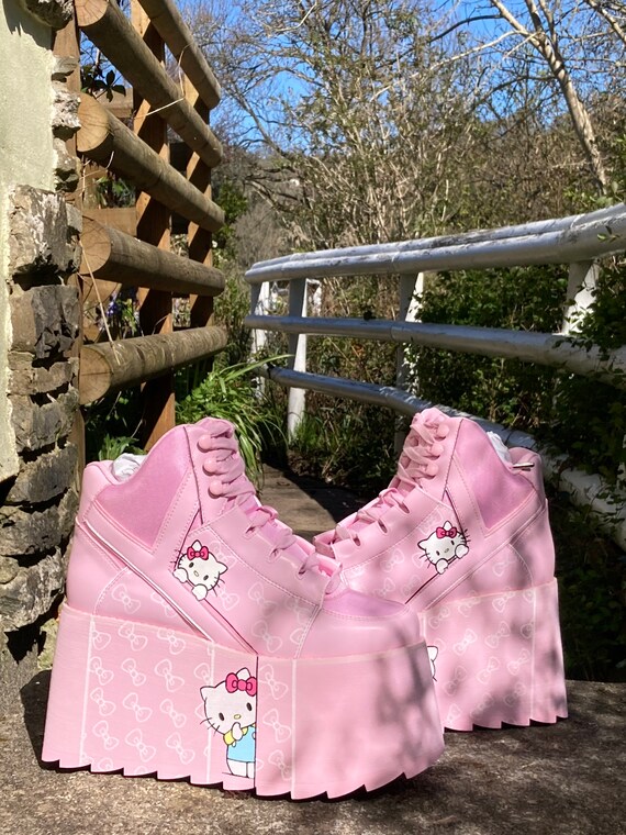 hello kitty platform sneakers