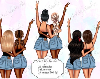 wallpapers Sisters Bestie Cute 3 Bff Drawings best friends drawing etsy