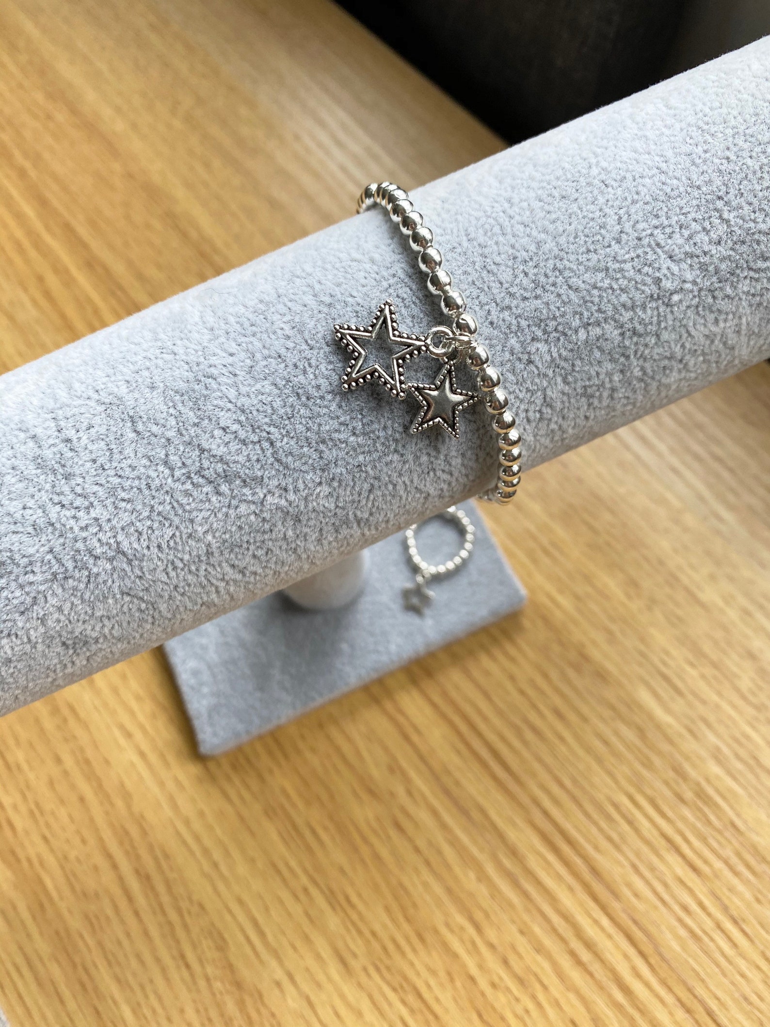 Star charm bracelet Etsy