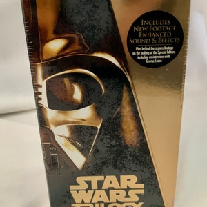 Vintage 1997 STAR WARS 3 Tape VHS Trilogy Still Sealed - Free Shipping