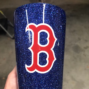 Boston Red Sox Glitter Tumbler