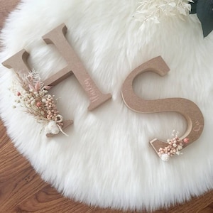 Dried flowers letters Flowerletter ABC A to Z Letters letters